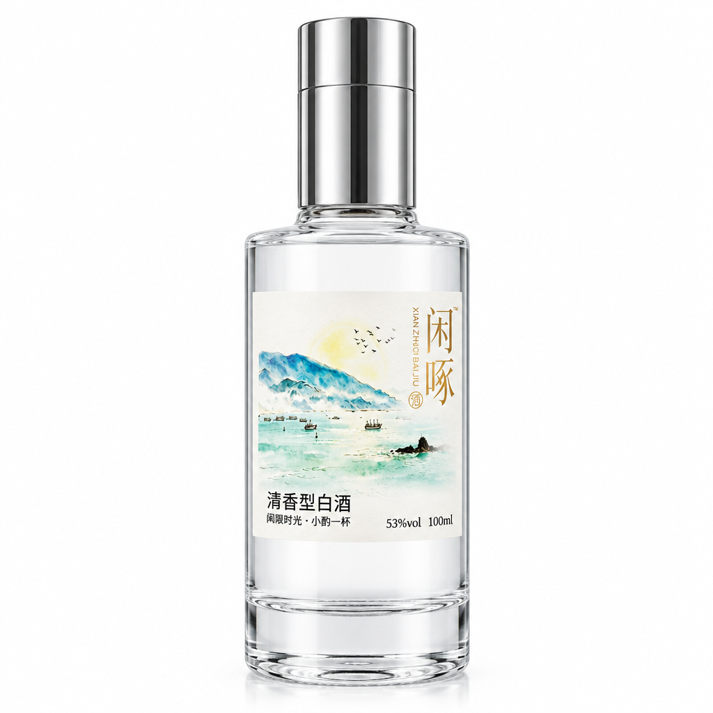 清香型白酒正面图